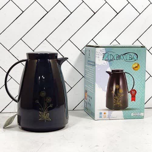 فلاسک نیم لیتر پلاستیکی شیشه صورتی آلیس زومبا