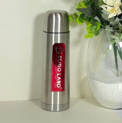 فلاسک500 میل قلمی استیل کیف دار مسافرتی یورولند