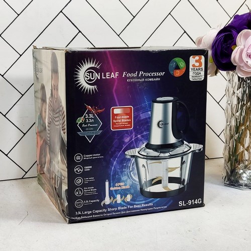 خردکن 3/3 لیتر بدنه پیرکس SL-914G سان لیف